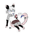 Fursona doodle by SpecAlmond