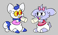 Milky Poke-Kitties -By MrVonFuzzlebutt-