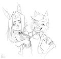 Welp... i've made a friend... yaaay by PsychoPolecat