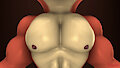 Nick's muscular neck and chest pulse by theHappyHeartMan