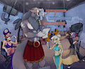Backstage [commission] by LordOfTheTroglodytes