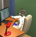 of mice and man,what dose a mouse use too run a pc?