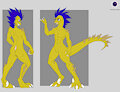 Yellow Spiked Lizard Adopt-OPEN
