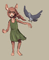 Friendly bird by Kallax