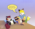Fen and Skye's Teasy Change by YoungAtHeartBear