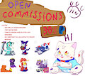 OPEN COMMISSIONS