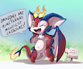 Dragons are mighty by LKIWS