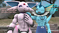 We all need a Vaporeon ally in our lives.