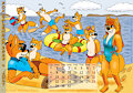 Fox Calendar 2024 - July