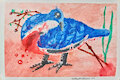 'Bleeding' Heart Dove (Lineless Painting)