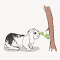 Nibbling Bunny by ZeebyJeebee