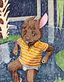 Sometimes He Just Has To Dance In The Rain