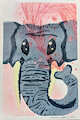 "Deficit." (Lineless Painting for Sale)