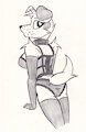 Dog Girl Lingerie by Simonov