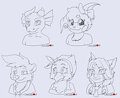 Cohost Fundraiser Things - Busts