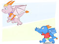 Follow Big Sis Dragon -By LittleBearArnold-