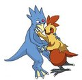Pokecouples_Golduck and combusken