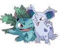 Pokecouples_Ivysaur and nidoran
