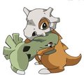 Pokecouples_Cubone and larvitar