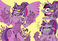MLP "Symbiote" AU - Twilight Sparkle by AndreuT