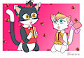 Strawberry Pie Kitties -By StarryBiBi-