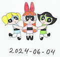 The Powerpuff Girls art 2 2024