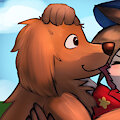 Bobby and his dog, Hunter by BobbyThornbody