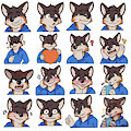 Sticker set for Colress