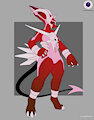 Red DialgaHoundoom Adopt-CLOSED