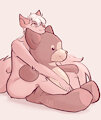 A teddy of her favorite boyfriend by Zulart