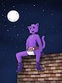Moonlight catnap by Ajaax