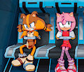 Sticks & Amy In The Drop Of Doom! (Commission)