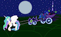 Luna, NIgtmare Moon e Princess Celestia by Scorpione87