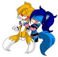 grabbing tails boobies 