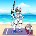 [Comm] Beach Badass Celise by JoVeeAl