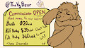 reminder Commissions OPEN!