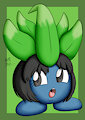 pokedex 043 Erika Anthro Oddish by bernardo393