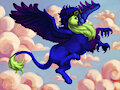 In flight by Dasaki