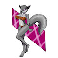 Wolfie girl fulllcolor bikini by dragonoscuro203