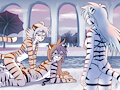 Tigress trace's new swimsuit by HeresyArt