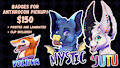 Con Badges for AnthroCon 2024