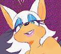 Rouge showing her feet~