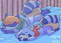Resting Raccoons