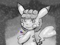 Nika wet in the rain