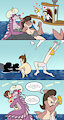 [C] Mermaid antics by JAMEArts