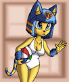 Fanart -- Ankha (Summer time)