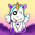 Happy Unicorn by ZeebyJeebee