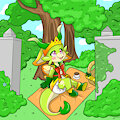 Summer Breeze, Trees and Picnics by NekoNekoDiamata