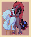 Red/black hug