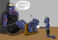 Machoke tickling
